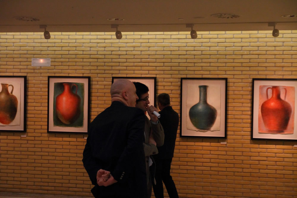 Eduardo Díez, Museo Dinastía Vivanco y Zev, antes de la inauguración